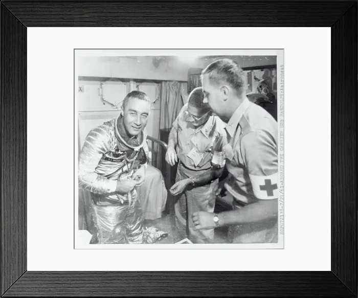 Framed Print : Virgil Grissom in Space Suit Framed Print : Virgil Grissom in Space Suit