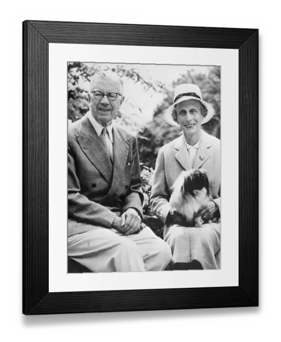 Framed Print : Queen Louise and King Gustav Framed Print : Queen Louise and King Gustav