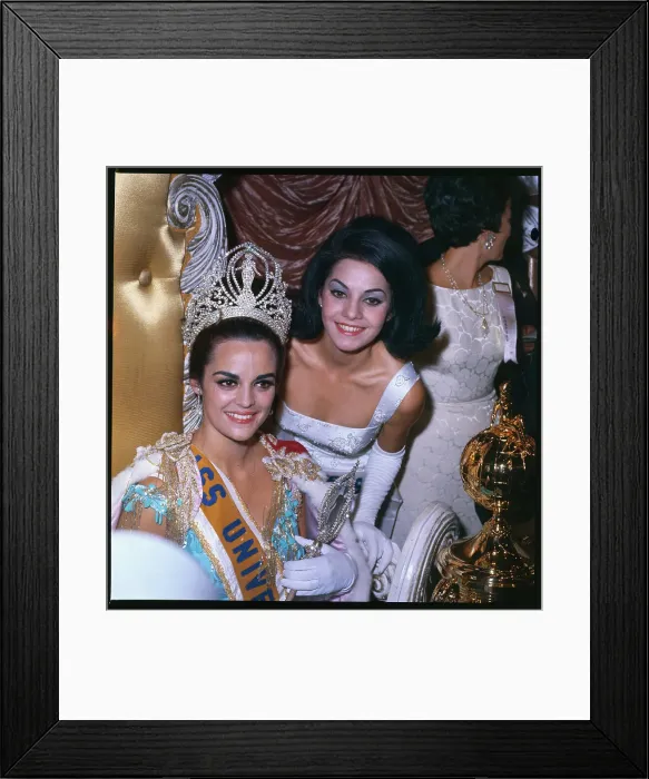 Framed Print : Miss Universe Marlene Schmidt and Other Finalists Framed Print : Miss Universe Marlene Schmidt and Other Finalists