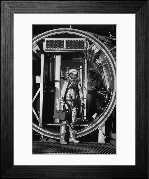 Framed Print : Astronauts Testing Aircraft Framed Print : Astronauts Testing Aircraft