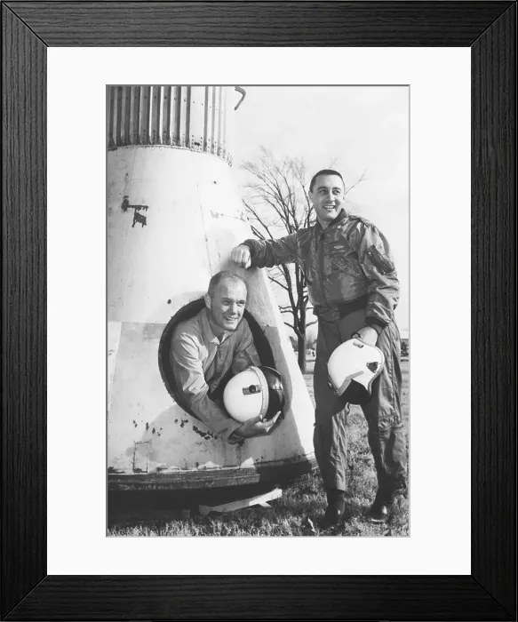 Framed Print : John H. Glenn and Virgil Grissom Framed Print : John H. Glenn and Virgil Grissom