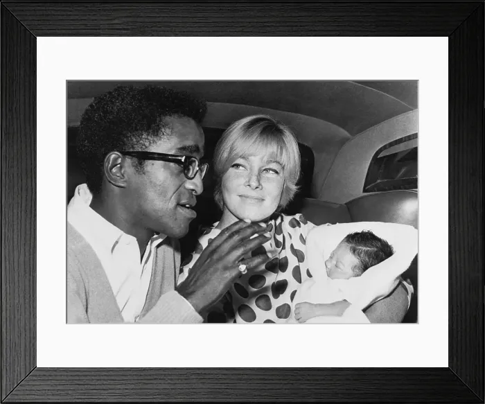Framed Print : Sammy Davis, Jr. May Britt, and Tracy Davis Framed Print : Sammy Davis, Jr. May Britt, and Tracy Davis