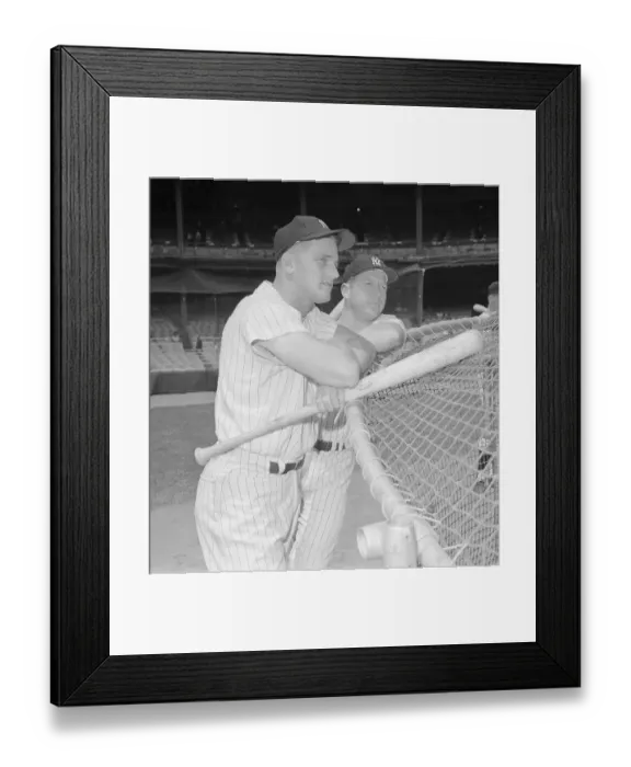 Framed Print : Roger Maris and Mickey Mantle