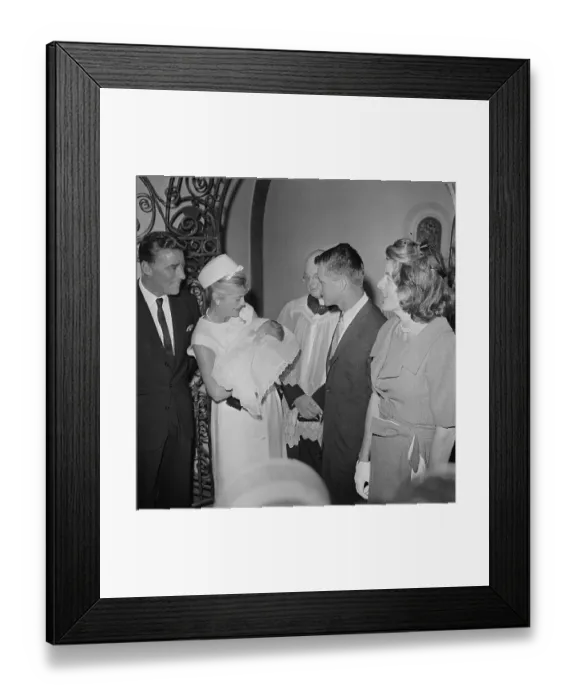 Framed Print : Christening of Robin Elizabeth Lawford Framed Print : Christening of Robin Elizabeth Lawford