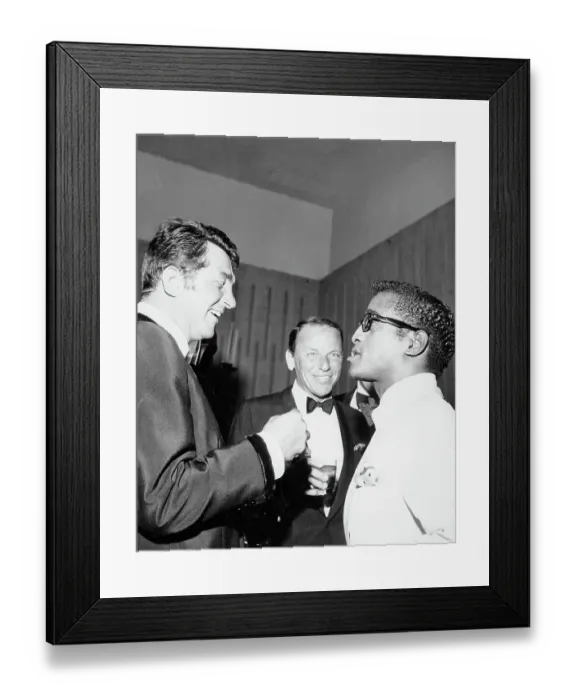 Framed Print : Part of the Rat Pack at Dinner Party