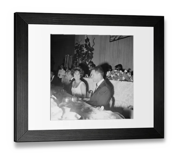 Framed Print : Elizabeth Taylor and Robert Kennedy Framed Print : Elizabeth Taylor and Robert Kennedy