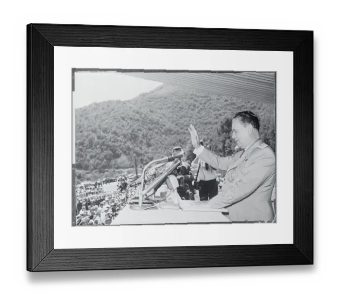 Framed Print : Portrait of Josip Broz Tito Framed Print : Portrait of Josip Broz Tito