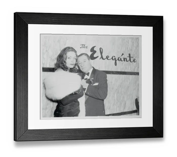 Framed Print : George Jessel and Joan Tyler Framed Print : George Jessel and Joan Tyler