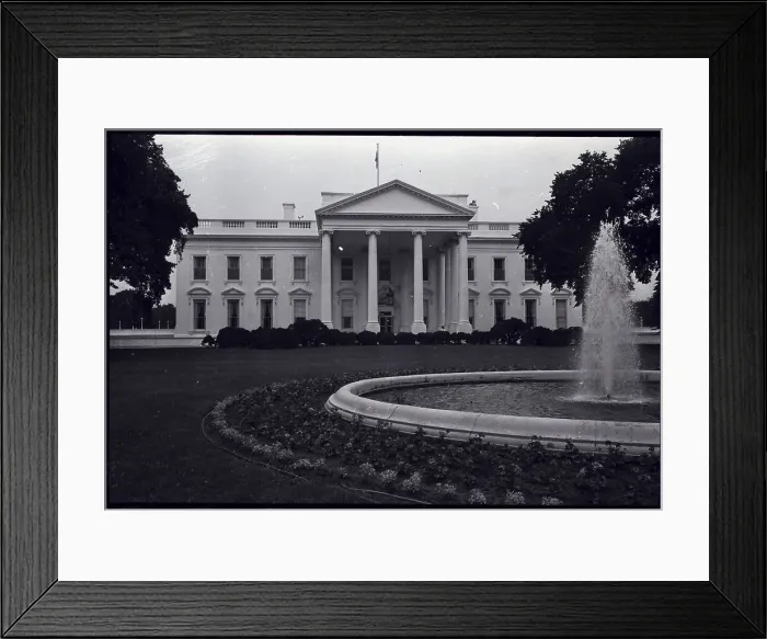 Framed Print : Facade of the White House Framed Print : Facade of the White House