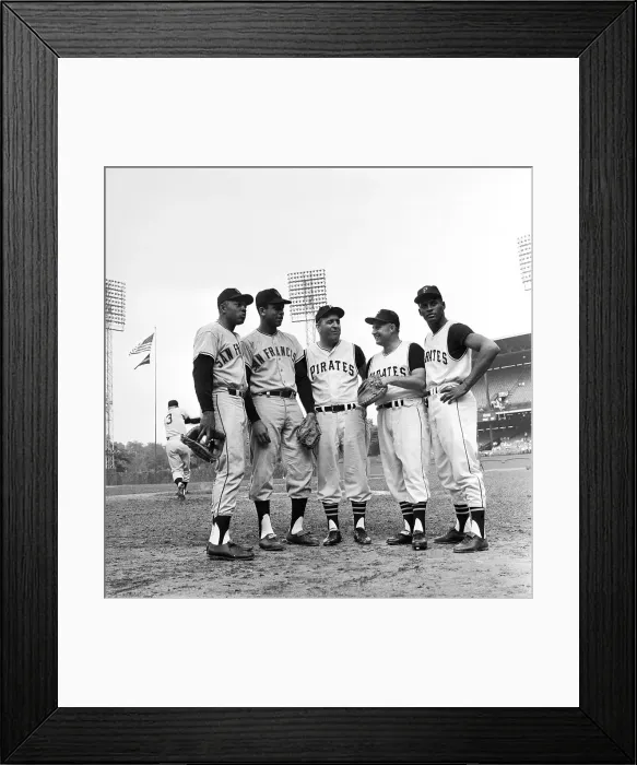 Framed Print : Opponents Playing Together in the 1961 All-Star Game Framed Print : Opponents Playing Together in the 1961 All-Star Game