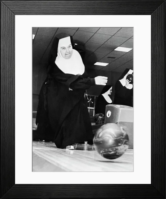 Framed Print : Nuns Bowling Framed Print : Nuns Bowling