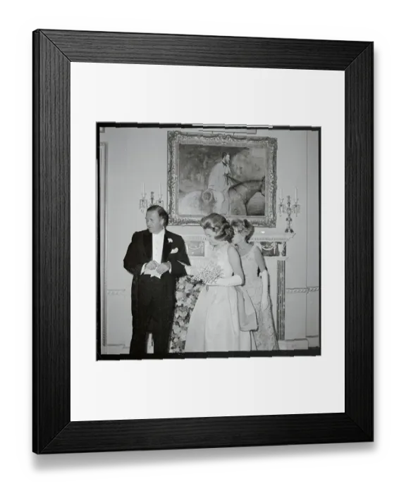 Framed Print : Henry Ford II with Wife and Daughter Framed Print : Henry Ford II with Wife and Daughter