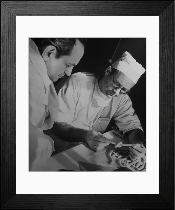 Framed Print : L. Plotkin Working with L. Lebedev Framed Print : L. Plotkin Working with L. Lebedev