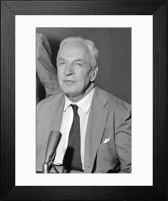 Framed Print : Arnold Joseph Toynbee Being Interviewed Framed Print : Arnold Joseph Toynbee Being Interviewed