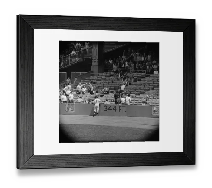 Framed Print : Roger Maris Watching Home Run Hit Framed Print : Roger Maris Watching Home Run Hit