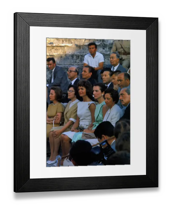 Framed Print : Jacqueline Kennedy with Sister and Friends in Greece Framed Print : Jacqueline Kennedy with Sister and Friends in Greece