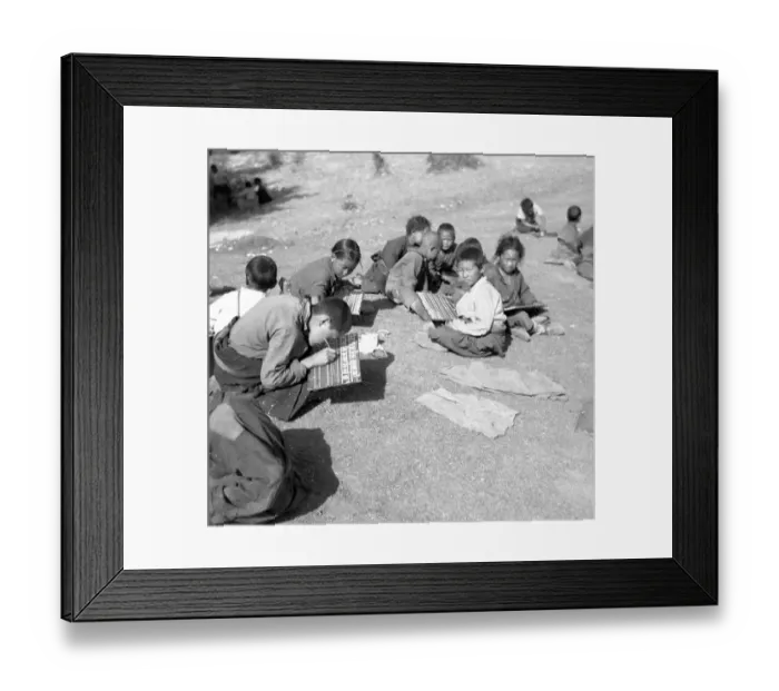 Framed Print : Tibetan Refugee Children Framed Print : Tibetan Refugee Children