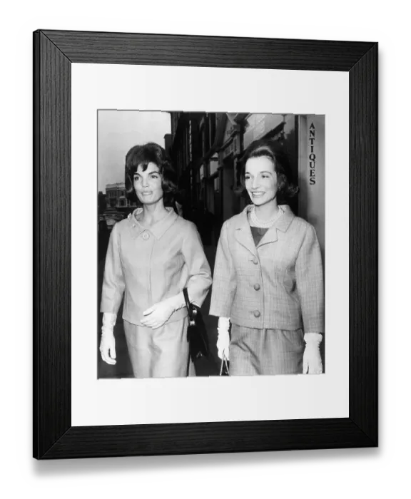 Framed Print : Jacqueline Kennedy And Her Sister Framed Print : Jacqueline Kennedy And Her Sister