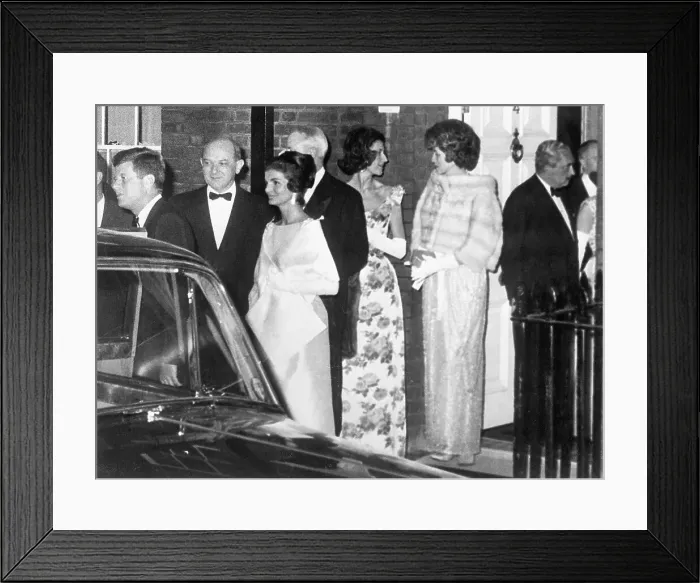 Framed Print : John F. Kennedy Attending Palace Dinner Framed Print : John F. Kennedy Attending Palace Dinner