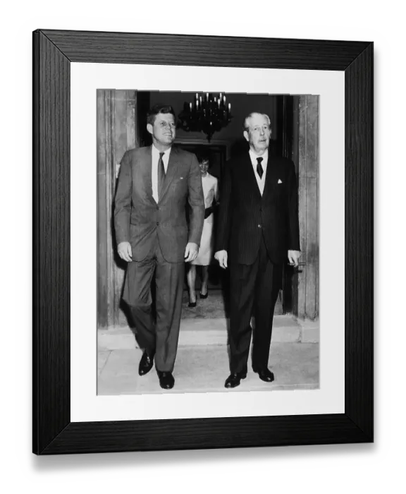 Framed Print : President and Mrs. Kennedy with Harold MacMillan Framed Print : President and Mrs. Kennedy with Harold MacMillan
