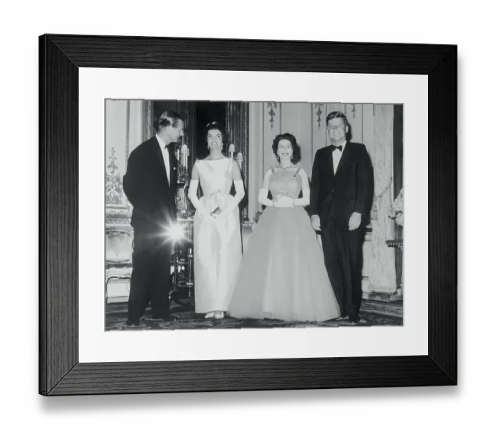 Framed Print : President and Mrs. Kennedy with Queen Elizabeth and Prince Philip Framed Print : President and Mrs. Kennedy with Queen Elizabeth and Prince Philip
