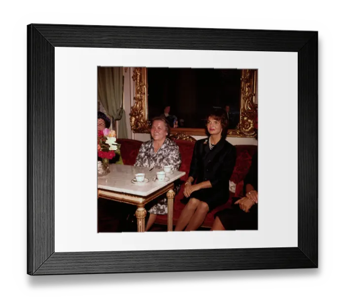Framed Print : Mrs. Kennedy and Mrs. Khrushchev Framed Print : Mrs. Kennedy and Mrs. Khrushchev