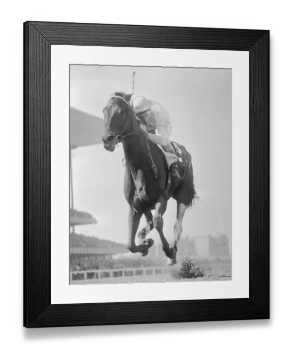 Framed Print : Close Up of Eddie Arcaro Winning Race on Kelso Framed Print : Close Up of Eddie Arcaro Winning Race on Kelso