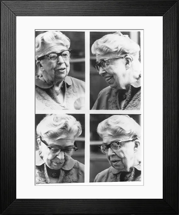 Framed Print : Portraits of Elderly Eleanor Roosevelt Framed Print : Portraits of Elderly Eleanor Roosevelt