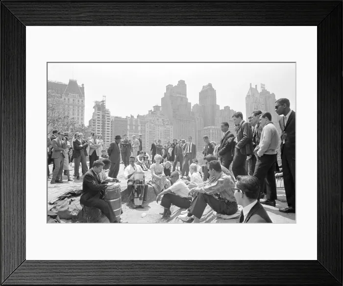 Framed Print : Concert in Central Park Framed Print : Concert in Central Park