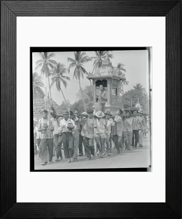 Framed Print : Crowd During Laos Festival Framed Print : Crowd During Laos Festival