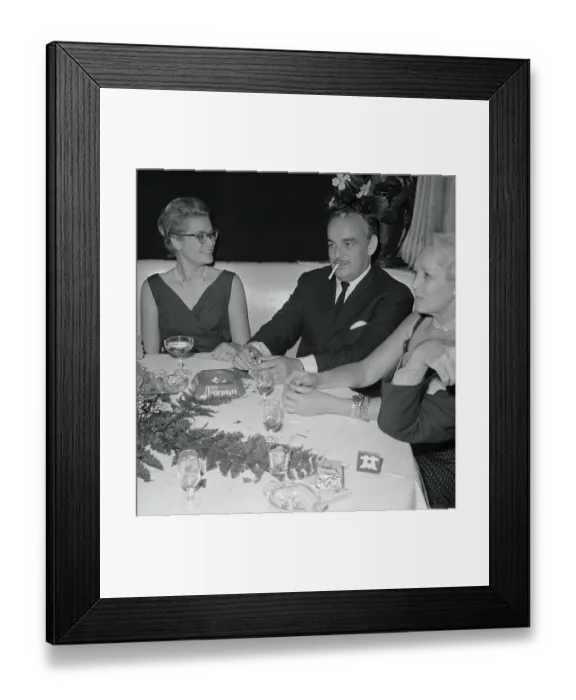 Framed Print : Princess Grace and Prince Rainier
