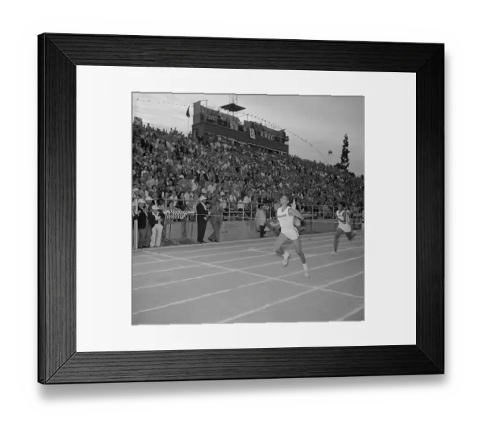 Framed Print : Wilma Rudolph Crossing the Finish Line Framed Print : Wilma Rudolph Crossing the Finish Line