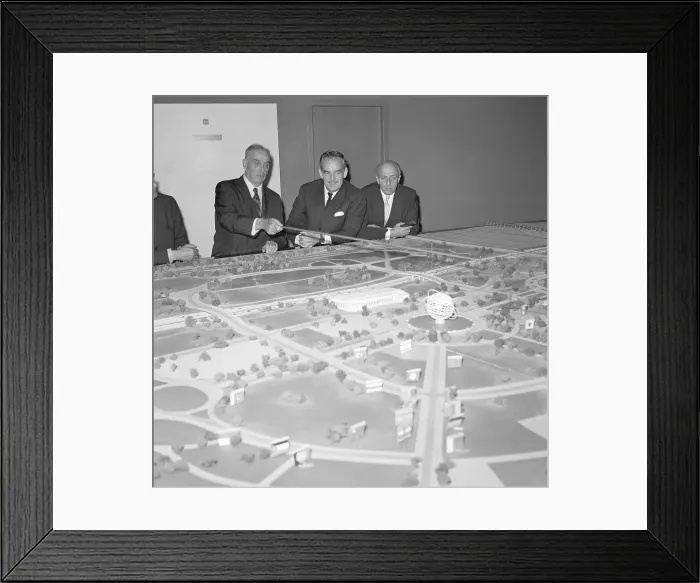 Framed Print : Robert Moses with Leaders of Monaco