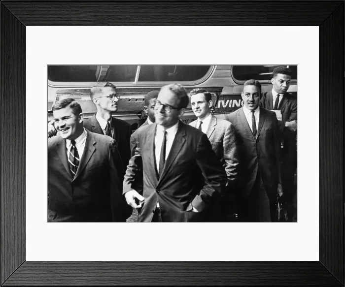 Framed Print : Freedom Riders in Alabama Framed Print : Freedom Riders in Alabama