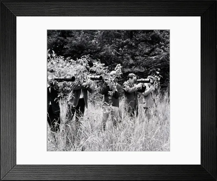 Framed Print : Photographers Linger for a Good Shot Framed Print : Photographers Linger for a Good Shot