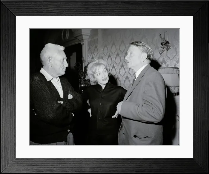 Framed Print : William O. Douglas Talking with Spencer Tracy and Marlene Dietrich Framed Print : William O. Douglas Talking with Spencer Tracy and Marlene Dietrich