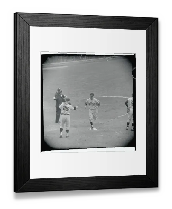 Framed Print : Colavito Completing Home Run Framed Print : Colavito Completing Home Run