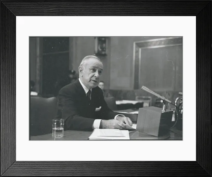 Framed Print : Testified on Wiretapping