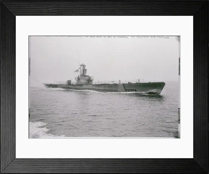 Framed Print : Exterior View of the USS Spikefish Submarine