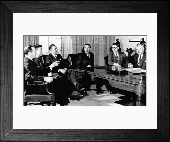 Framed Print : John Diefenbaker Speaking Framed Print : John Diefenbaker Speaking