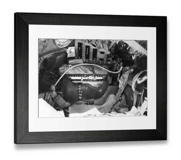 Framed Print : Interior Of Mercury Spacecraft Framed Print : Interior Of Mercury Spacecraft