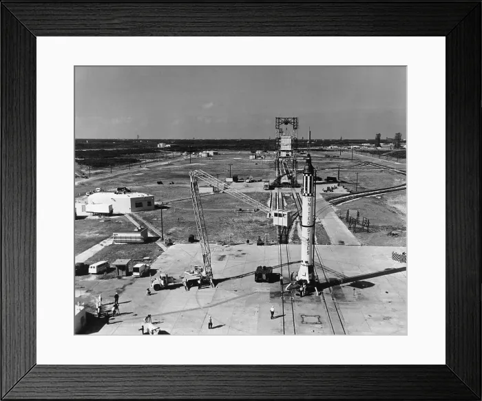 Framed Print : Redstone Rocket On Launching Pad Framed Print : Redstone Rocket On Launching Pad