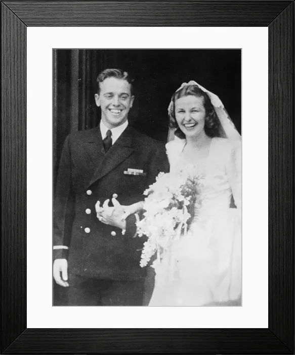 Framed Print : Commander Alan B. Shepard Marrying Louise Brewer Framed Print : Commander Alan B. Shepard Marrying Louise Brewer