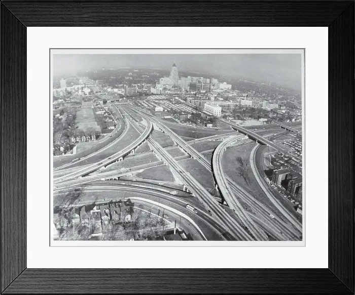 Framed Print : Aerial View of Expressway Framed Print : Aerial View of Expressway
