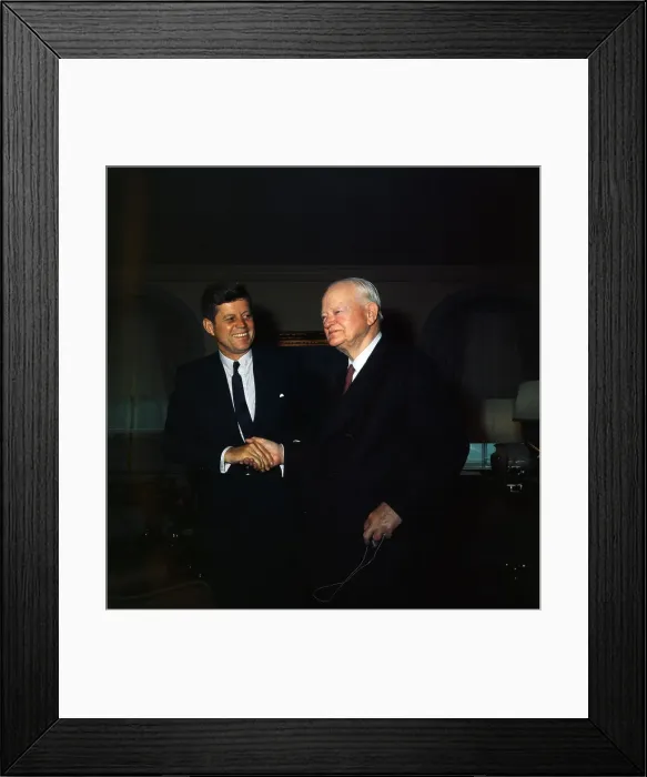 Framed Print : John F. Kennedy and Herbert Hoover Framed Print : John F. Kennedy and Herbert Hoover
