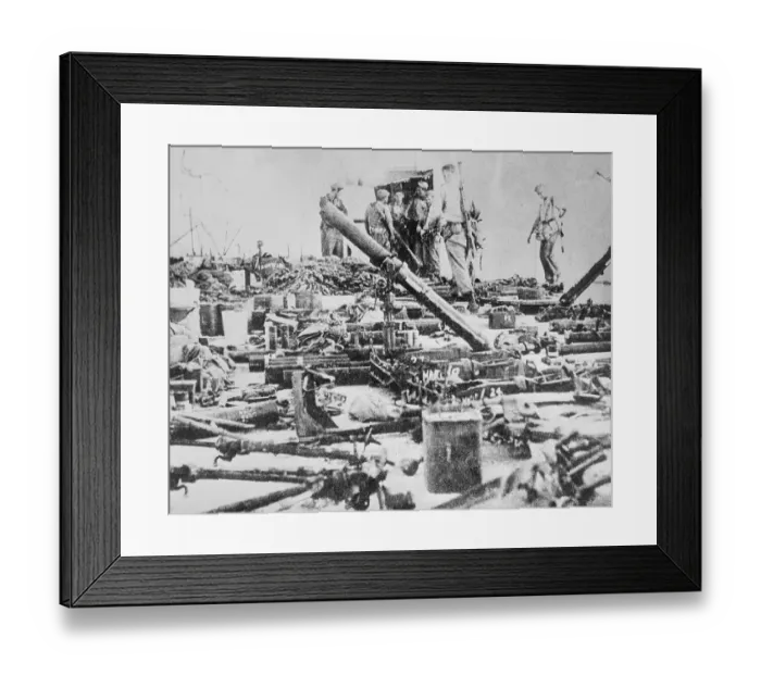 Framed Print : Cuba Displays US Weapons from Bay of Pigs Debacle