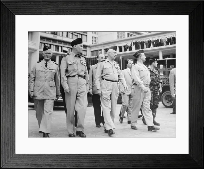 Framed Print : Four Generals Who Attempted Coup in Algeria Framed Print : Four Generals Who Attempted Coup in Algeria