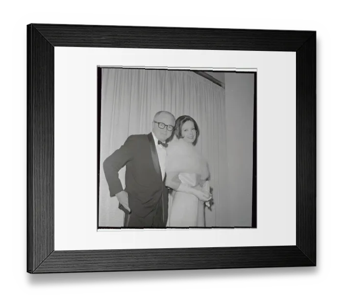 Framed Print : Mr. and Mrs. Billy Wilder Arrive for Oscar Ceremonies Framed Print : Mr. and Mrs. Billy Wilder Arrive for Oscar Ceremonies