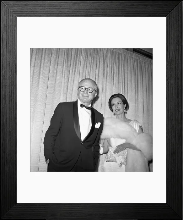 Framed Print : Mr. and Mrs. Billy Wilder Framed Print : Mr. and Mrs. Billy Wilder