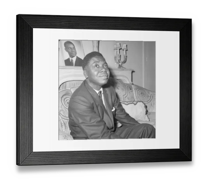Framed Print : Moise Tshombe Seated On Couch Framed Print : Moise Tshombe Seated On Couch